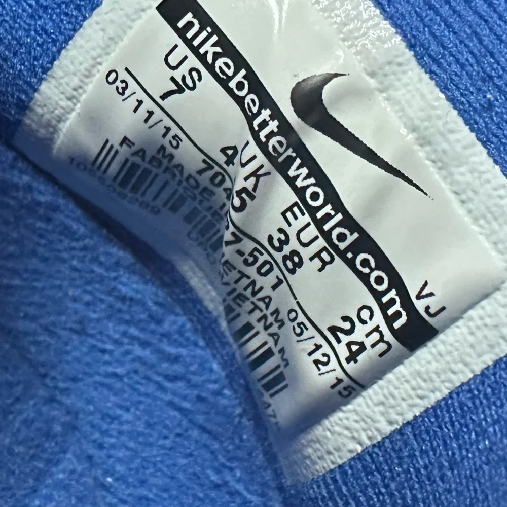 Nike Blue and White Athletic Shoes